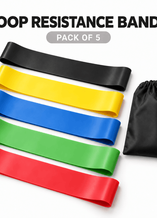 Leg Loop Resistance bands - Pack of 5