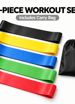 Leg Loop Resistance bands - Pack of 5