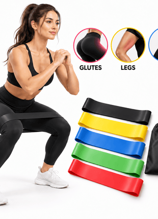 Leg Loop Resistance bands - Pack of 5