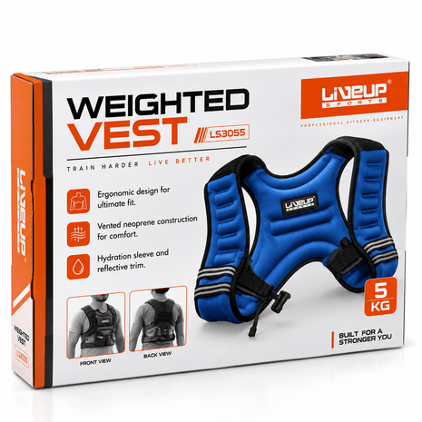 LIVEUP Sports 5KG Weighted Vest | Fitness & Strength Training