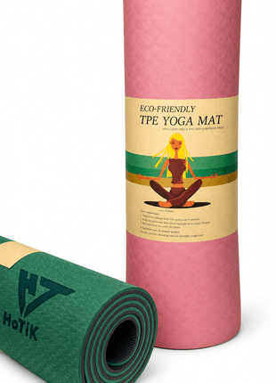 Yoga Exercise Mat - TPE Material 6mm - Random Colors