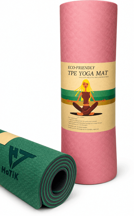 Yoga Exercise Mat - TPE Material 6mm - Random Colors
