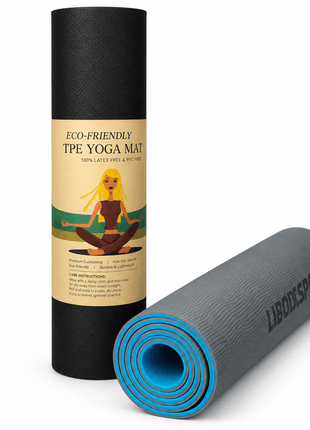 Yoga Exercise Mat - TPE Material 10 mm - Random Colors