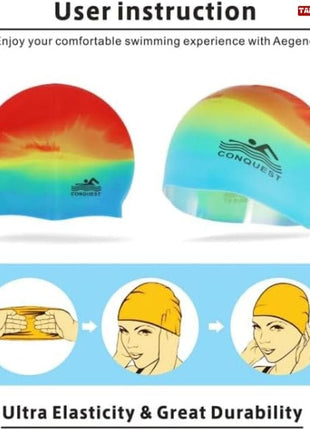 Conquest Swim Cap Silicone - Random Color SC01