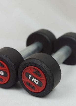 1 KG Dumbbells with 4mm Yoga Mat - Pack of 2
