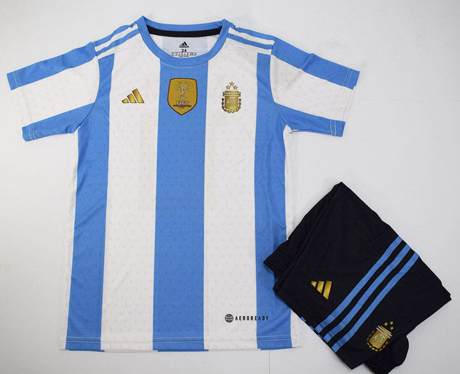 Argentina kids size Home kit Worldcup 2022 3 Stars- World Champions