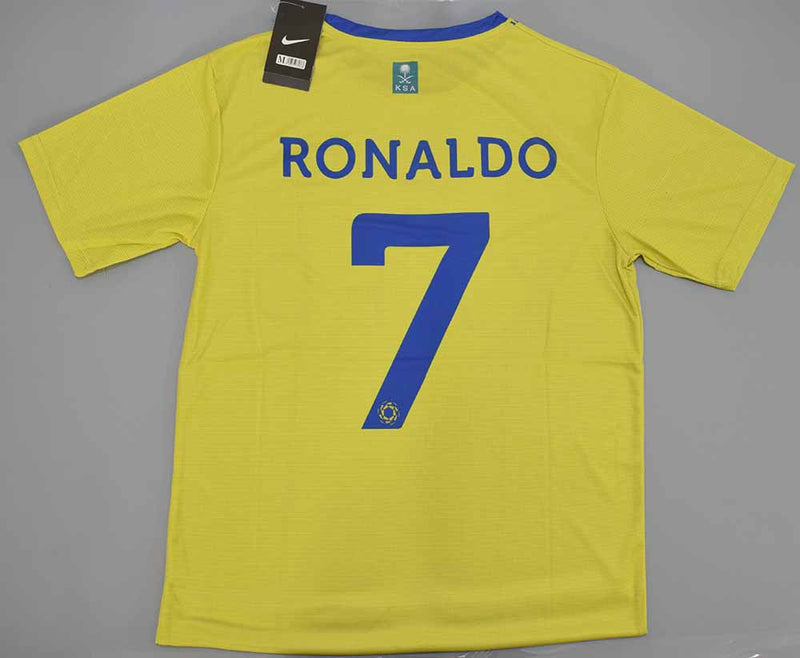 Al Nasr Home Shirt 2023-24  - Ronaldo 7