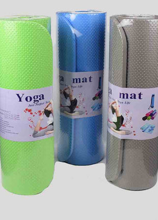 15mm Yoga Mat for Exercise and Fitness- 2 x 6 feet