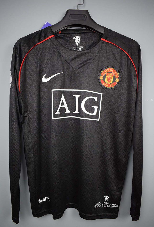 Manutd Retro Shirt 2008 Season - Black