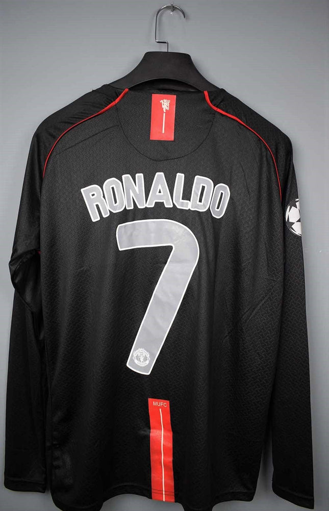 Manutd Retro Shirt 2008 Season - Black