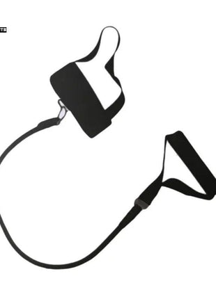 Elastic Resistance Band for Ankle with Handle | Physiotherapy & Strength Training | Non-Slip Foam Grip