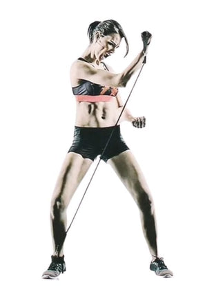 Elastic Resistance Band for Ankle with Handle | Physiotherapy & Strength Training | Non-Slip Foam Grip