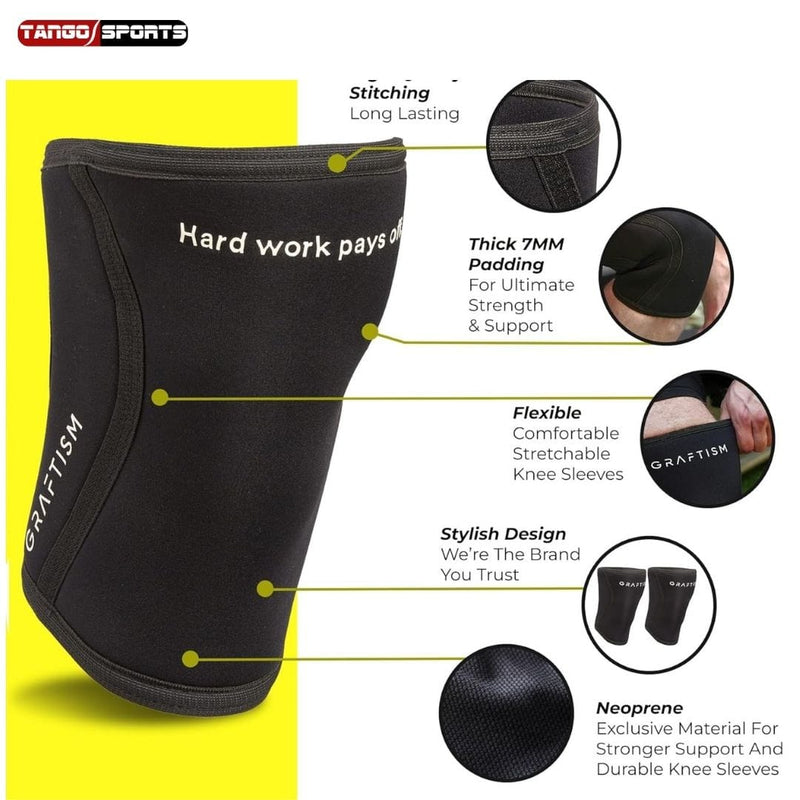 Elitefts™ Advanced Knee Sleeve 7mm 1 Pair