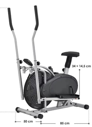 Orbitrac Elliptical Exercise Bike 2in1 ET-ORB 16  – Black | Tango Sports