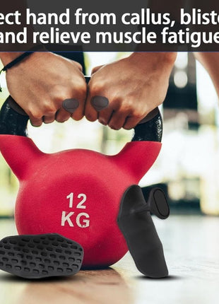 Anti Slip Workout Grips, Ergonomic Rubber Hand Protector Gloves for Weight Lifting, Pull Ups, Gym Training and Exercise, for Men and Women