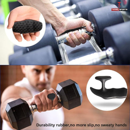 Anti Slip Workout Grips, Ergonomic Rubber Hand Protector Gloves for Weight Lifting, Pull Ups, Gym Training and Exercise, for Men and Women