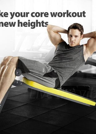 FitnessLab Incline Sit Up Bench Weight Bench Adjustable