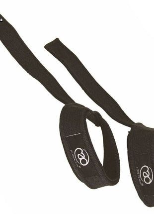 Fitness Mad Padded Weight Lifting Straps | Heavy Duty Cotton Gym Straps for Secure Grip (2 Pcs Set)