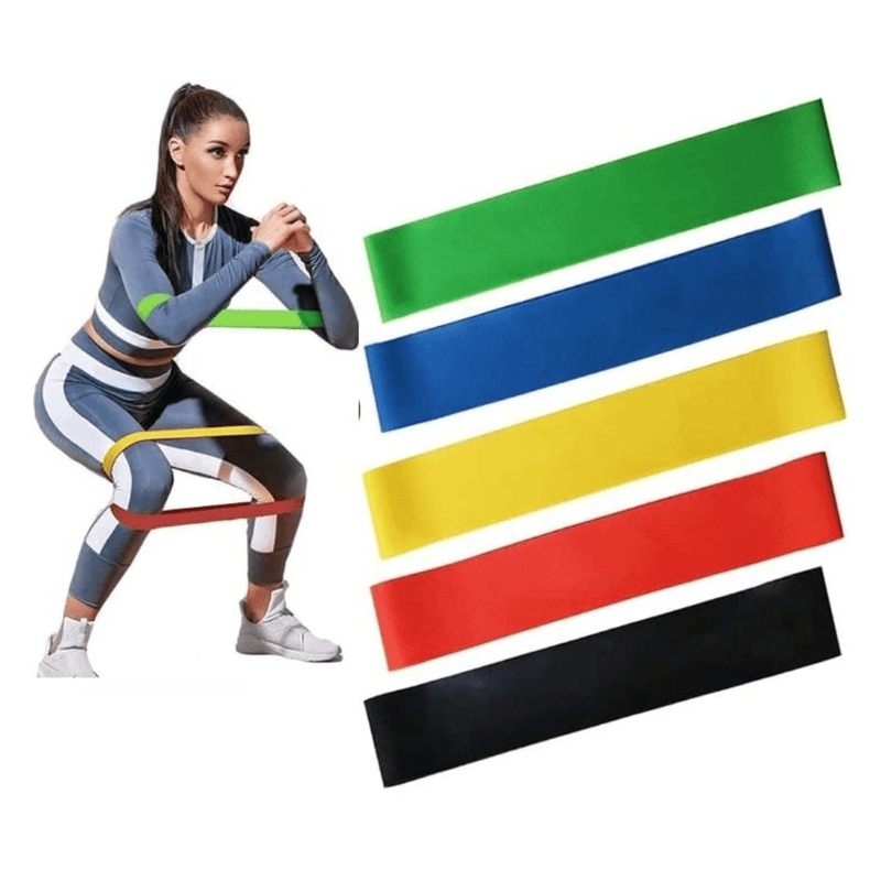 Loop band Yoga Resistance Rubber Bands - Pack of 5