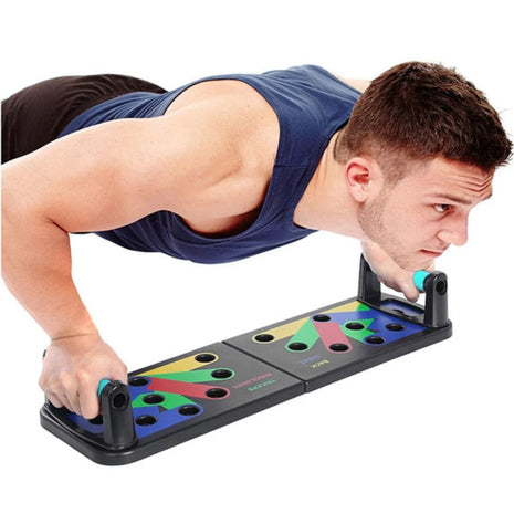 Pushup board , Multipurpose Exercise Board - Black