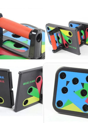 Pushup board , Multipurpose Exercise Board - Black