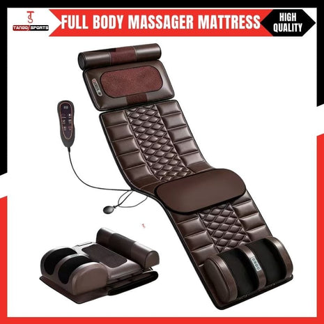 Full Body Massage Mattress Electric | Vibration Massage Bed with Heating