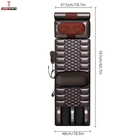Full Body Massage Mattress Electric | Vibration Massage Bed with Heating