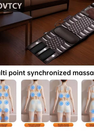 Full Body Massage Mattress Electric | Vibration Massage Bed with Heating