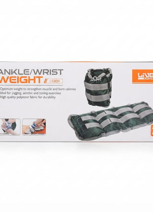 LiveUp Sports Ankle & Wrist Weights – Adjustable Exercise Weights