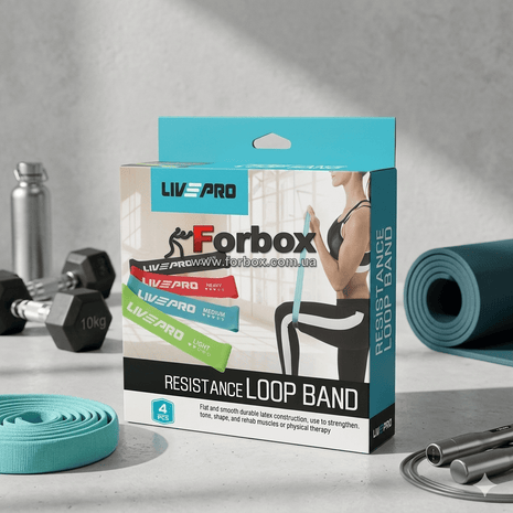 LivePro Resistance Loop Brand 4PCS LP8412