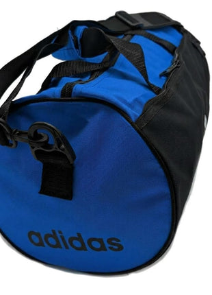 Ads Athletic Duffel Bag – Blue & Black Gym & Travel Bag