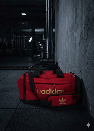 Ads Trefoil Duffel bag 22 Inch - Red