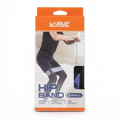 LiveUp Sports Small Resistance Hip Band – Non-Slip Fabric Loop Band