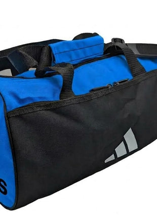 Ads Athletic Duffel Bag – Blue & Black Gym & Travel Bag