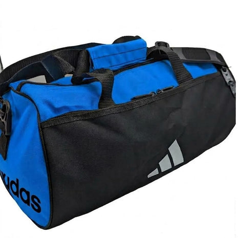 Ads Athletic Duffel Bag – Blue & Black Gym & Travel Bag