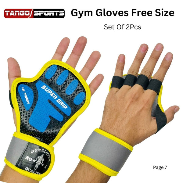 Gym Gloves Super Grip Weight Lifting and Exercise Gloves ( 2Pcs of Set )