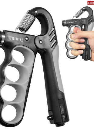 Hand Grip Strengthener - 5-100KG Adjustable Hand Exerciser Grip Strength Trainer With Counter