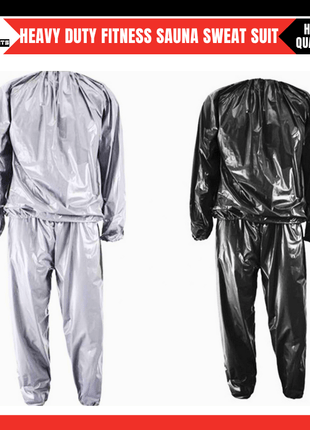 Heavy Duty Fitness Sauna Sweat Suit – Burn More, Sweat More!