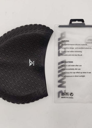 Hotik Bubble swimming cap - Black