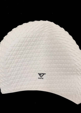 Hotik Bubble swimming cap - White