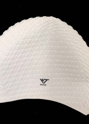 Hotik Bubble swimming cap - White
