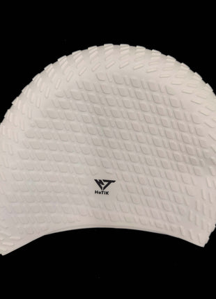 Hotik Bubble swimming cap - White