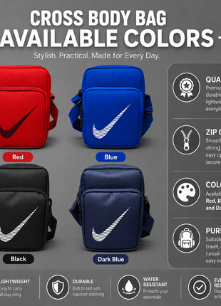 NK Streak Crossbody Bag - 4 Colors