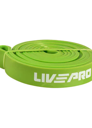 Livepro Super Band Latex Loop Resistance Band 25-65lbs - Green 22mm - LP8410