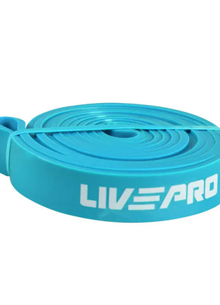 Livepro Super Band Large Latex Loop Resistance Band 35-85lbs - Blue 32mm - LP8410