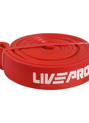Livepro Super Band Large Latex Loop Resistance Band 50-125lbs - Red 42mm - LP8410