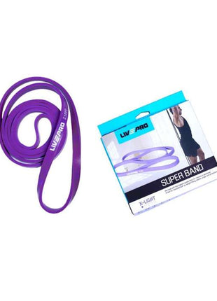 Livepro Super Band Latex Loop Band Ultra-light - Purple 15-35 LBS