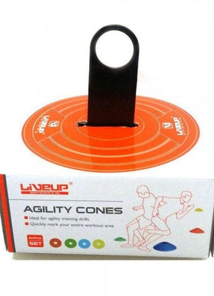 LiveUp Agility Cones Set with Rack