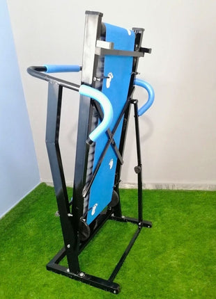 Foldable Manual Treadmill Running Machine for Home Gym | Easy Assembly | 19 Rollers