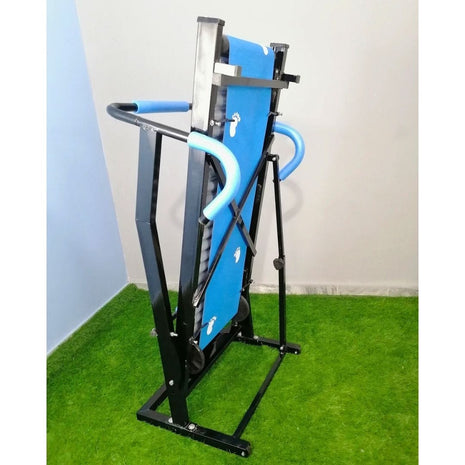 Foldable Manual Treadmill Running Machine for Home Gym | Easy Assembly | 19 Rollers